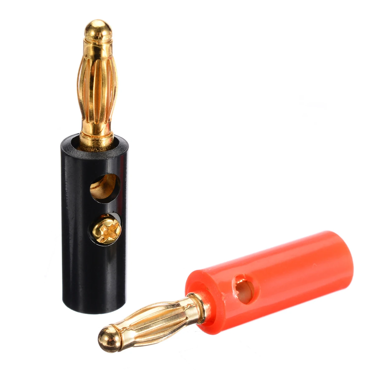 10 пар 4 мм коннектор типа банан с золотым покрытием черный красный адаптер для