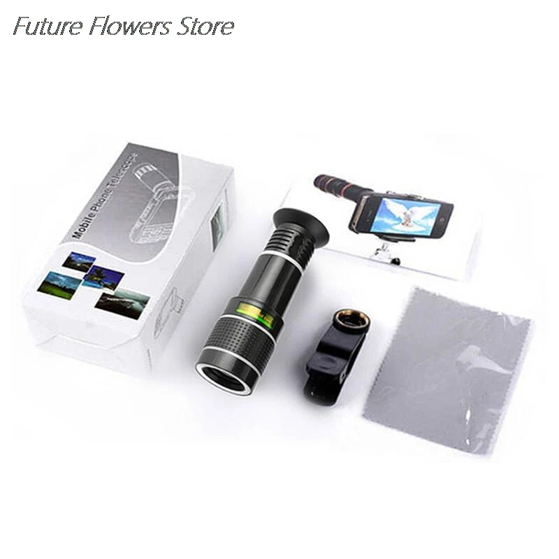 

20x Zoom HD Universal Smartphone Optics Camera Telephoto Clip Telescope Lens External Camera Lens Mobile Phone Lens Set