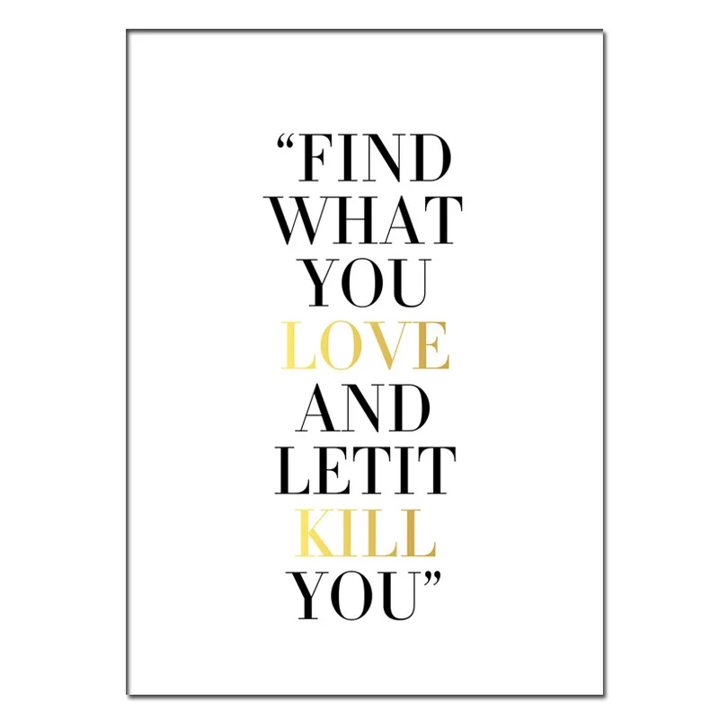 Современная Картина на холсте с цитатами английском языке плакаты и принты