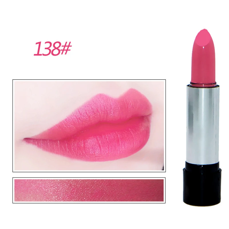 13 Colors Moisturizer Lipstick Waterproof Long Lasting Smooth Moisturizing Glitter Lipsticks Sexy Red Nude Lip Stick Makeup - Цвет: 138