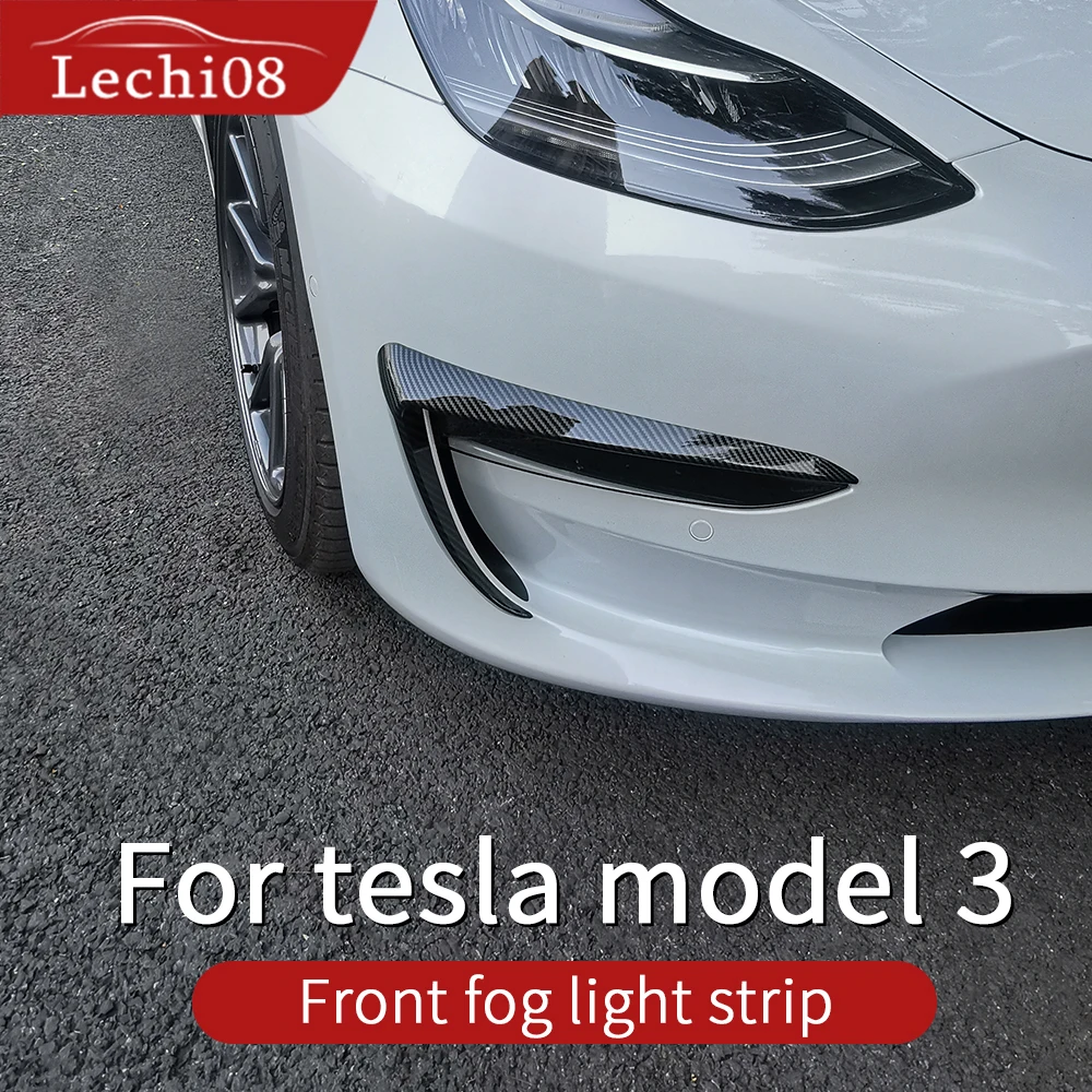Переднее лезвие отделкой для Tesla модель 3 аксессуары/car2016 2021 аксессуары Тесла Три