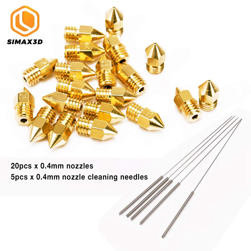 SIMAX3D 3D направляющая насадка для принтера комплект 0 4 мм MK8 штранг прессования