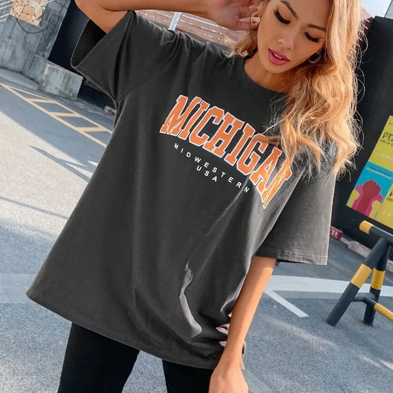 

2021 Summer Pure Cotton Basic T Shirts Japanese Fashion Streetwear Kawaii Cartoon T-shirts Hip Hop Anime Tee Tops Women Clothes