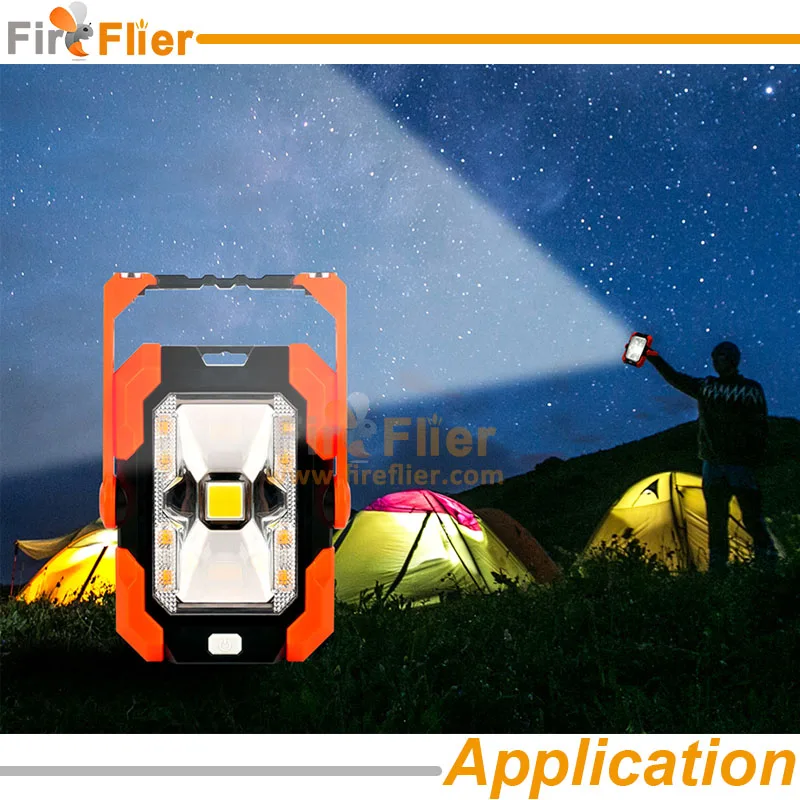 Солнечная Светодиодная лампа для работы 6 Вт встроенная батарея 4400 мАч USB