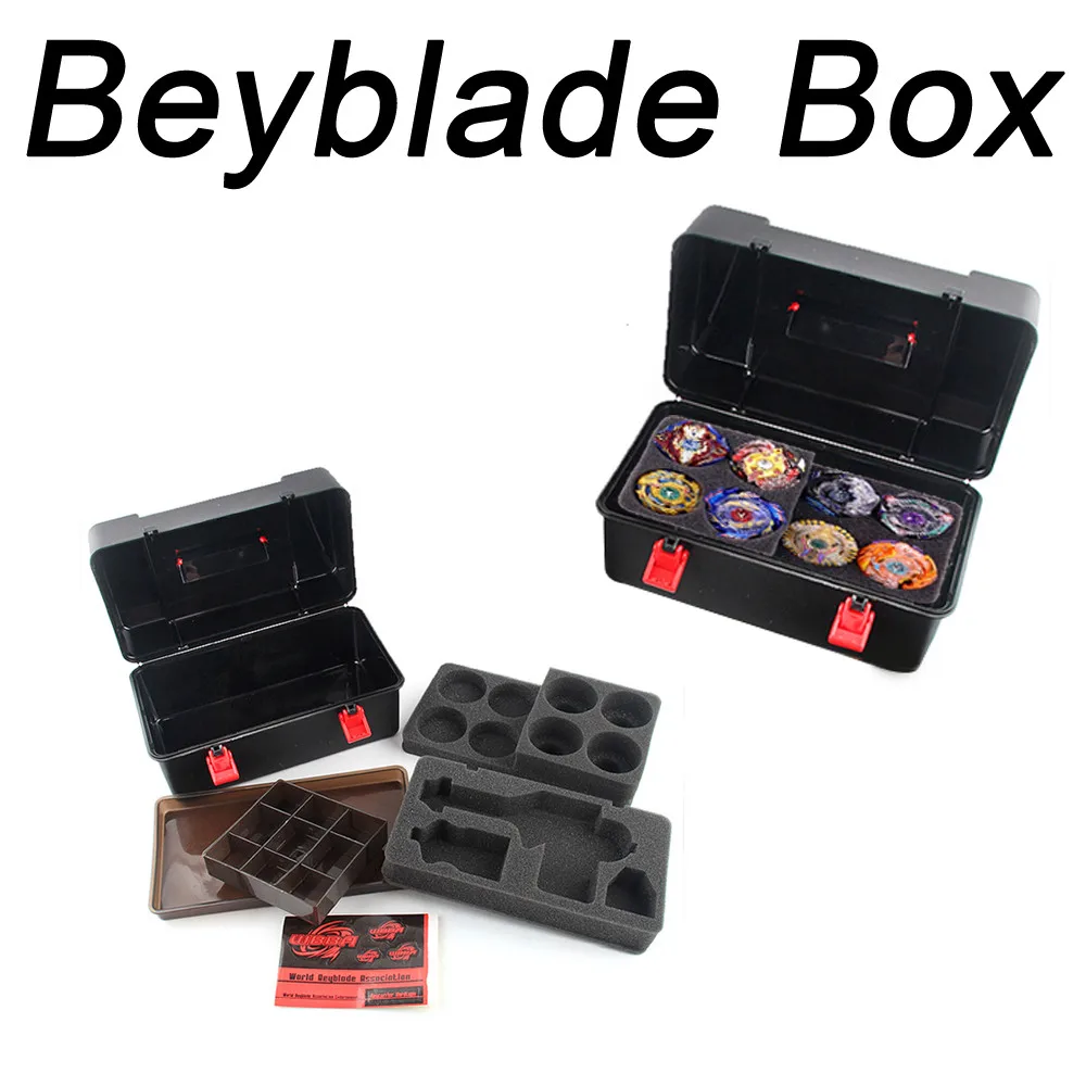 Baby Toys Kids Infant Toddler Portable Waterproof Box 8 in 1 Carrying Case For Beyblade Burst Spinning Top Gifts | Игрушки и хобби