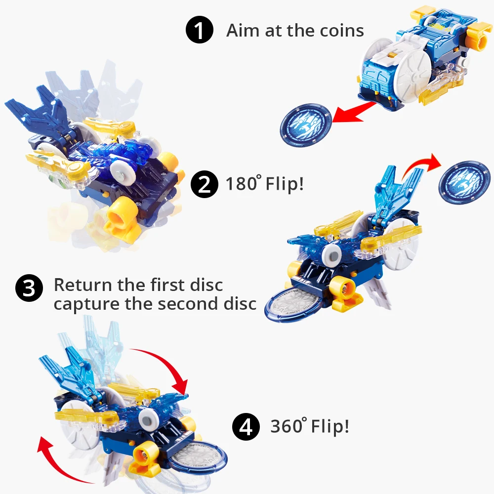 Скричеры дикие! 360 ° переворачивающийся робот-трансформер-автомобиль-флип-Морф в