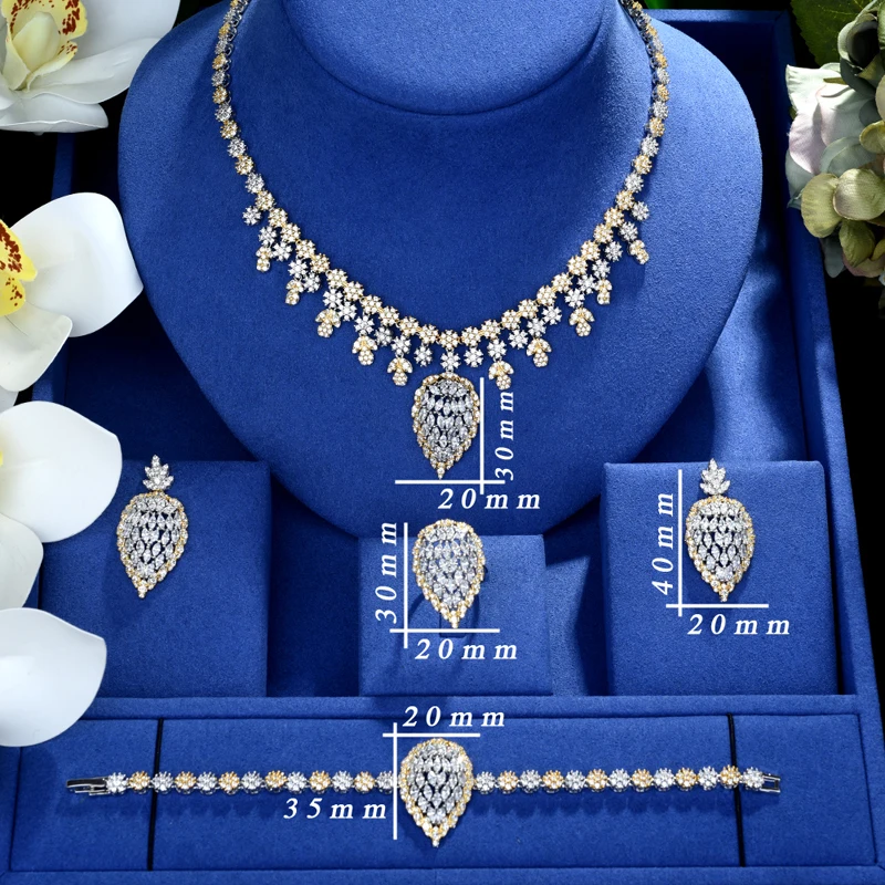 Be 8 Новое поступление женский Подвеска из циркония в форме капли воды 2 тона AAA CZ