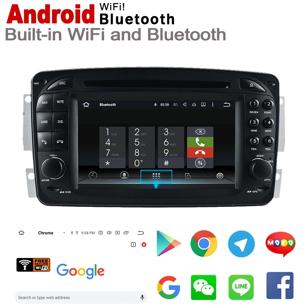 Android 8 0 up GPS 2 Din система автомобильного радио для Mercedes Benz E Class W210 1995 ~ 2003 NTG