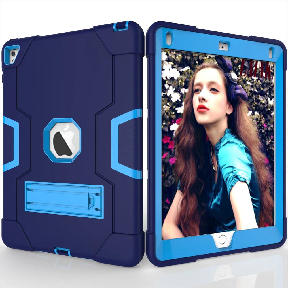 Для iPad Air 2 6 Pro 9 7 дюйма Чехол для детской кожи безопасный ударопрочный Прочный ПК
