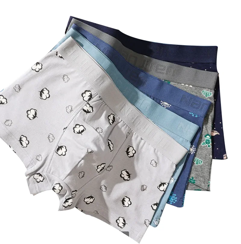 

Male Boxer Panties Cotton Printed Men's Underwear Boxers Breathable Comfortable Man Boxer Underpants Comfortable Shorts L-5XL