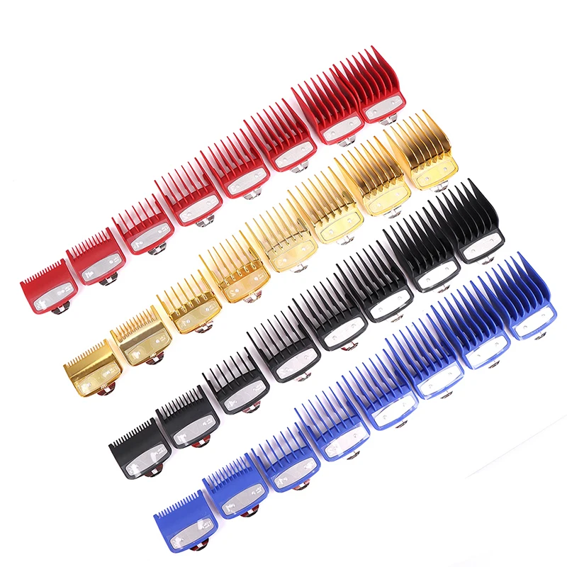 

8 Sizes Hairdresser Tool Guide Comb Sets Hair Trimmer Attachment Clipper Hair Cutting Tool Kit Hair Comb Hair Clipper Limit Comb