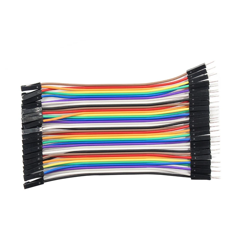 Dupont Line 10 см 20 30 40Pin штекер-штекер + штекер-гнездо и гнездо-гнездо перемычка Кабель