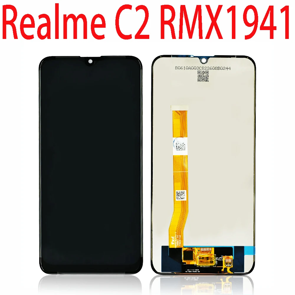 Жк-дисплей 6 1 дюйма для Oppo Realme c2 rmx1944 сменный сенсорный экран с дигитайзером c 2