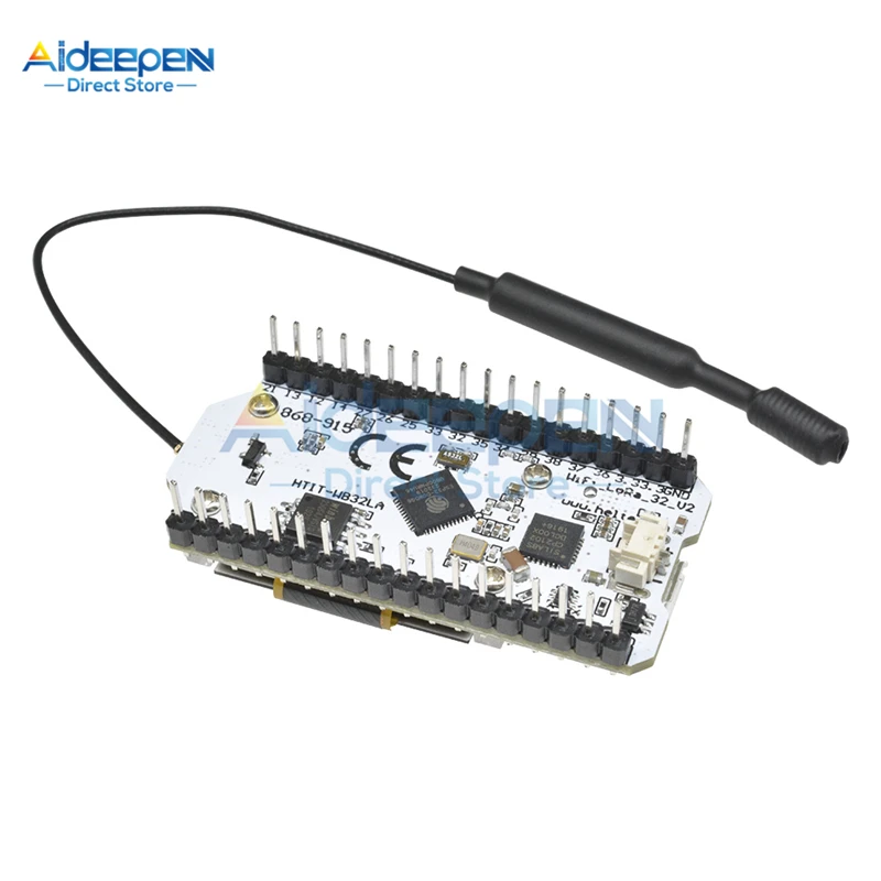 868 МГц/915 МГц SX1276 0,96 дюйма синий OLED ESP32 LoRa Bluetooth Wifi макетная плата IOT модуль развития с антенной