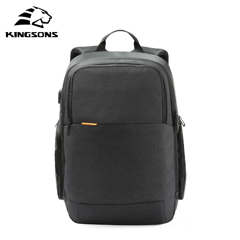 

Рюкзак Kingsons для ноутбука, 15 дюймов, с USB зарядкой, школьная сумка, стильный компьютерный рюкзак для ноутбука, сумки для мальчиков и девочек, ш...