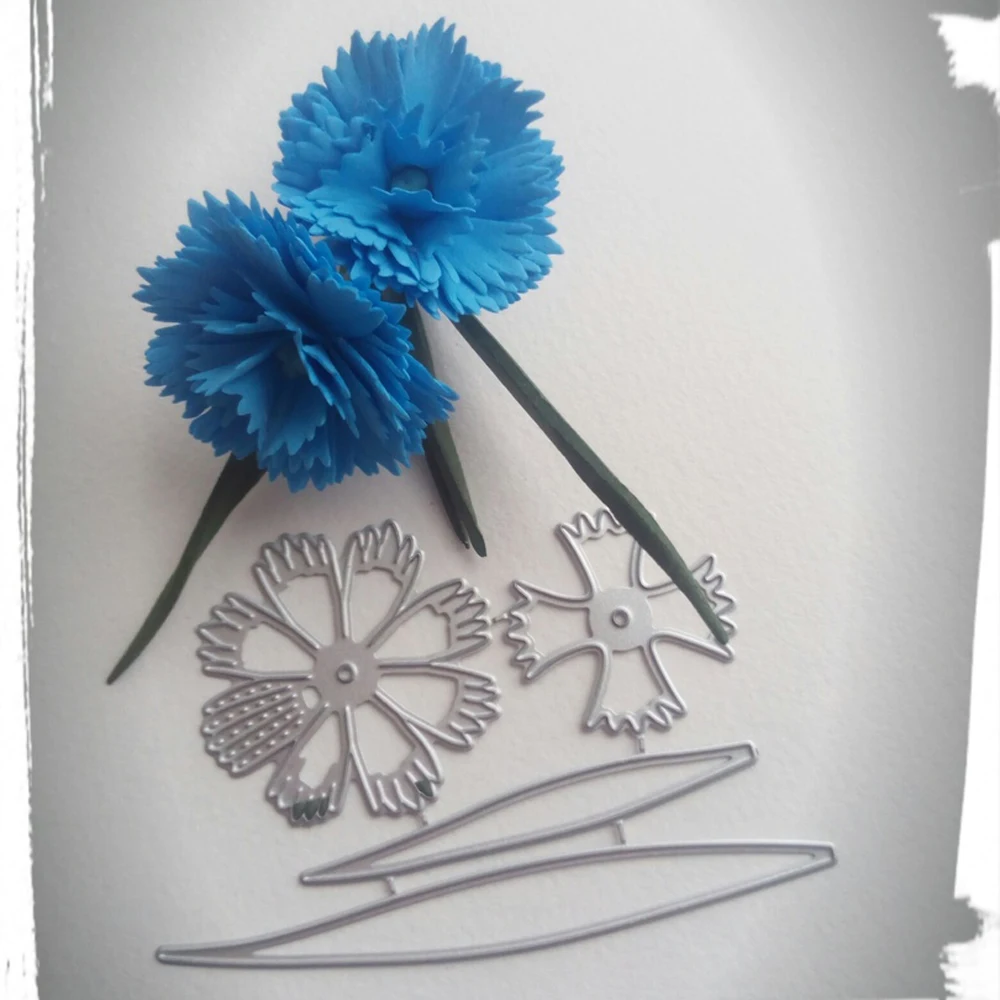 Красивые цветы вырубной формы лук шаблон DIY скрапбук металла высечки бумажные