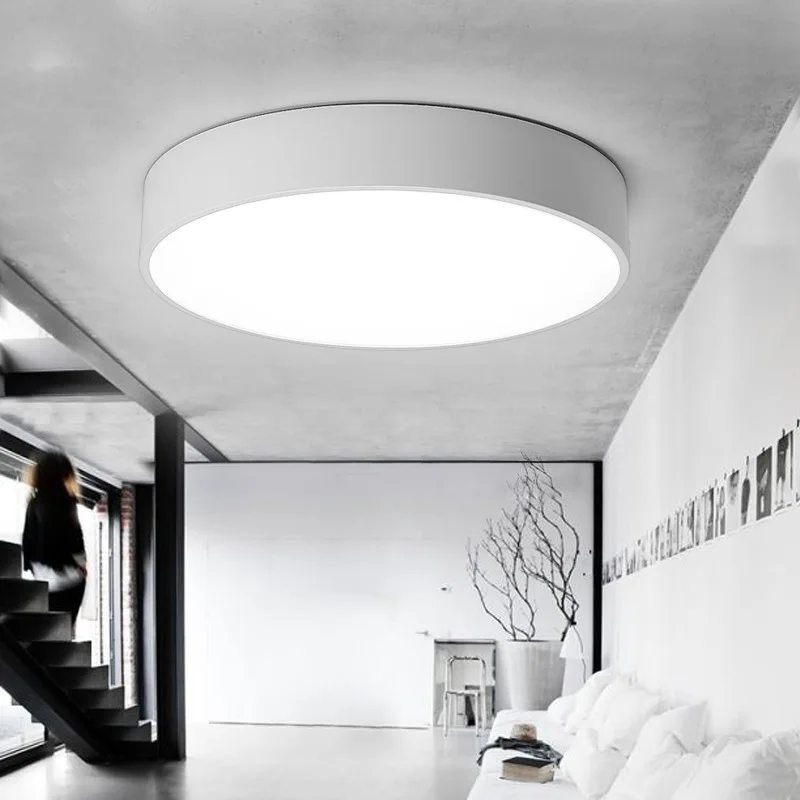 Светодиодные потолочные светильники люминесцентные лампы для гостиной простые