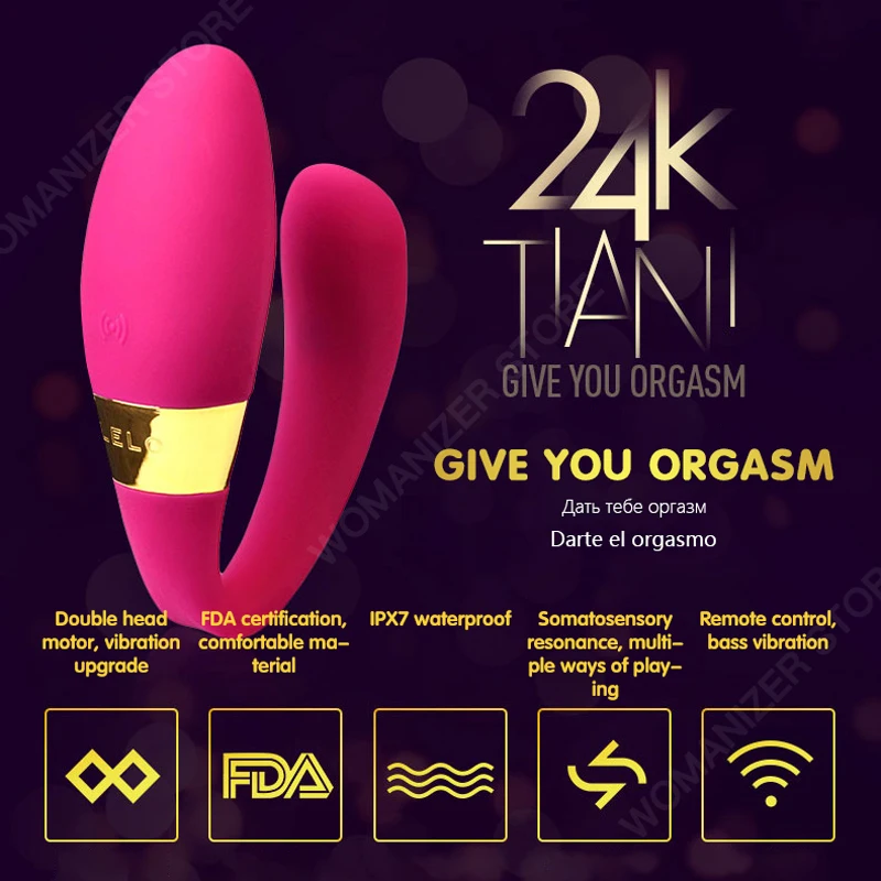 Фаллоимитатор lelo 24k из чистого силикона с точкой G Женский Вибратор сексуальные