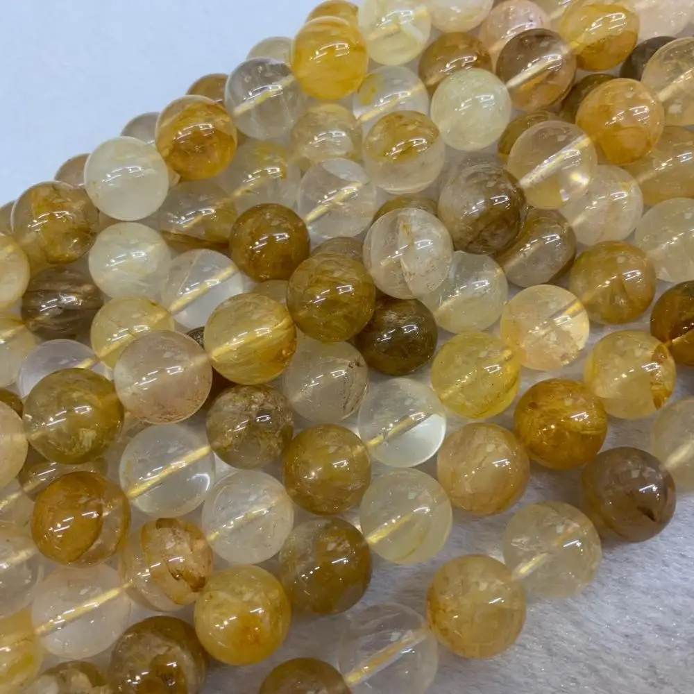 

Бусины из железа и кварца, 8/10/12 мм, для изготовления ювелирных изделий