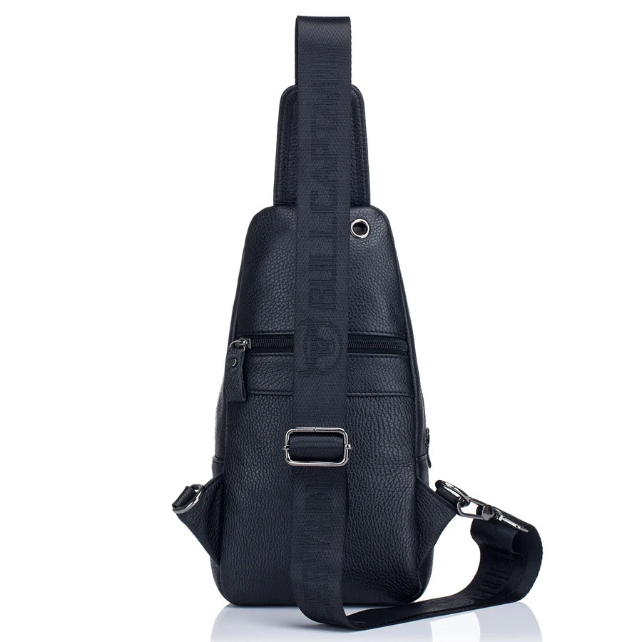 Сумка Кроссбоди мужская из натуральной кожи с отделением для наушников| |