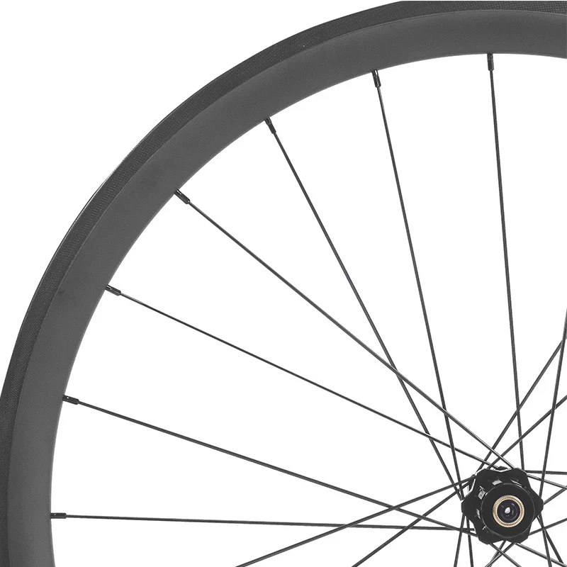 Verkaufen WIEL Carbon Rim Brems Road Laufradsatz 24mm 30mm 40mm 50mm 100 × 130mm 700C Fahrrad V Bremse Rennrad Wettbewerb Laufradsatz