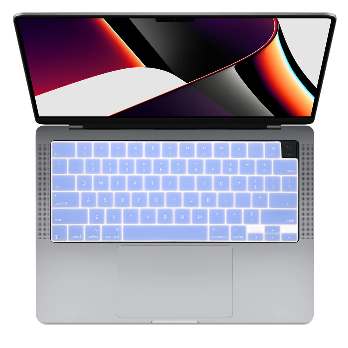 Чехол для клавиатуры нового MacBook Pro 14 16 дюймов 2021 A2442 A2485 M1 протектор ноутбука