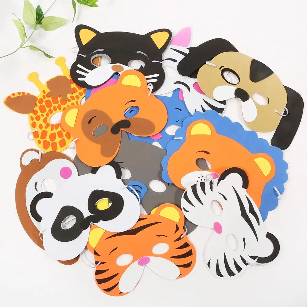 1 шт. Новые Креативные маски с героями мультфильмов EVA детская маска в форме