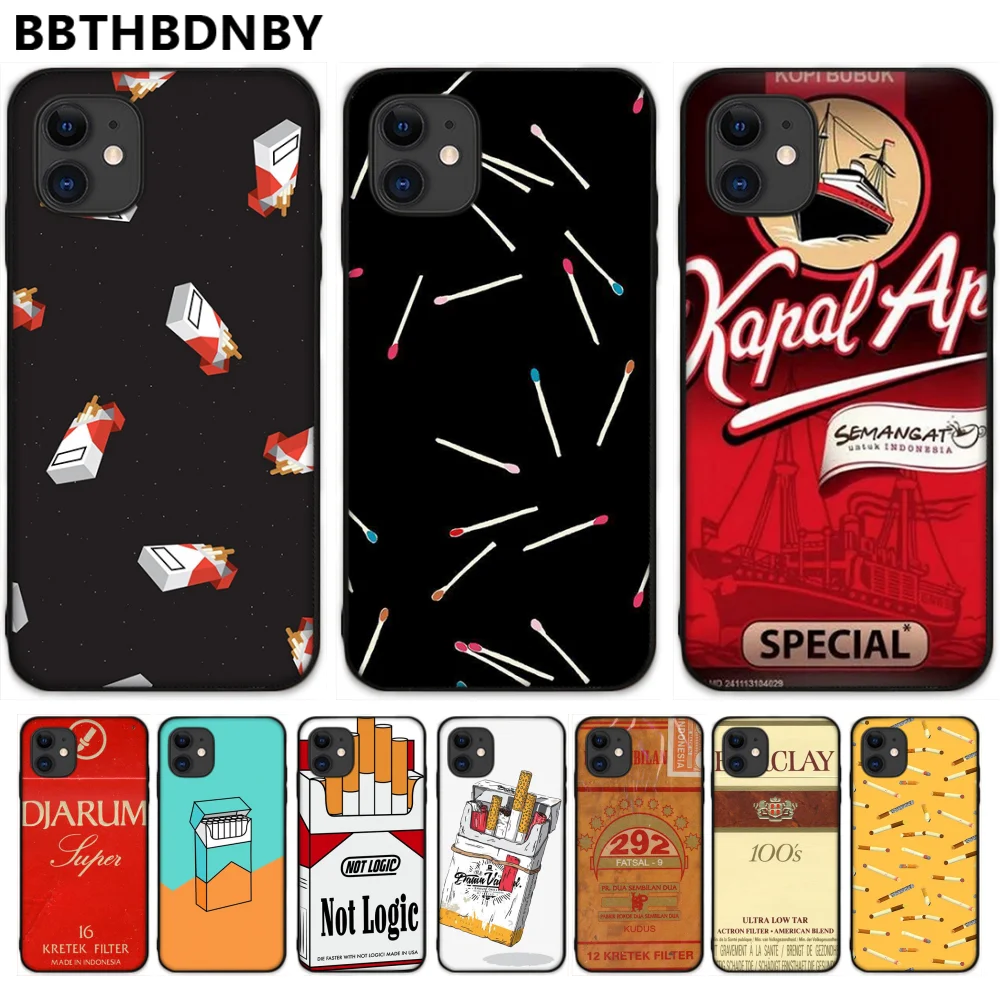 Мультяшный набор сигарет с Черной Оболочкой Черная мягкая оболочка чехол для