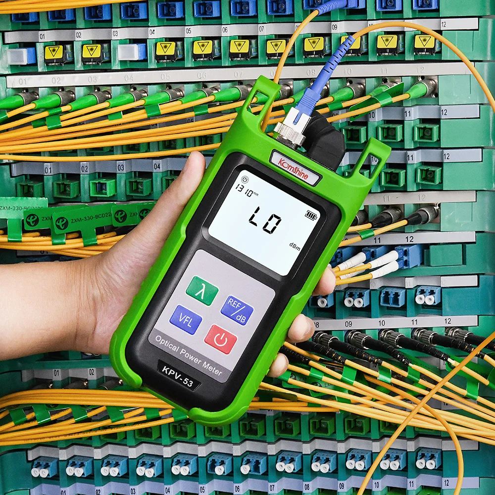 New Design Komshine KPV-53 Optical Power Meter and 10mW,10Km VFL detection with 50h continue working Ship from USA