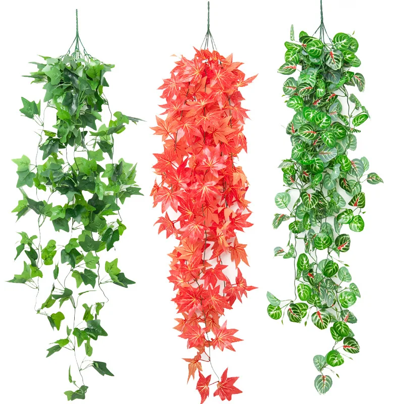 

Home Deco Decoración Hogar Plantas Artificiales Fake Plants Bluszcz Wall Hanging Decor Enredadera Artificial Sztucz Nerośliny