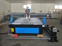 Iron Steel Tube Pipe Plate Sheet Panel CNC Plasma Cutting Machine/5*10 Ft CNC Plasma Cutter With 200mm Diameter Rotary