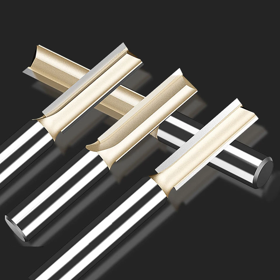 Tideway 1/4 &quot1/2" хвостовик 2 флейты прямые бит Деревообрабатывающие инструменты