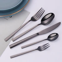 stainless steel cutlery set british style household gift kitchen gadget sets delicate couverts de table cutlery tableware kc50tz