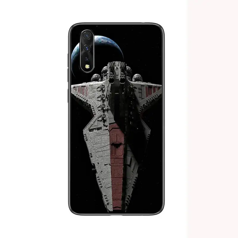 

Stars Spaceship Wars Phone Case For Samsung S6 S7 Edge S8 S9 S10 E lite2019 S20 Plus Cover Fundas Coque