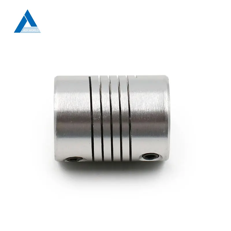 Алюминиевый двигатель с ЧПУ соединительный вал 5 мм 8 гибкая муфта OD 19x25 Прямая