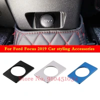 for ford focus mk4 2019 2020 usb hole cover car interior decoration modification stainless steel car styling parts accessories