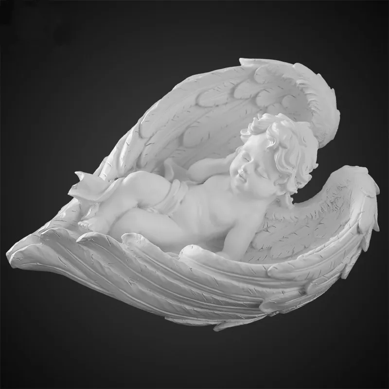 [HHT] скандинавские поделки из смолы Крылатый ангел статуя настольные украшения