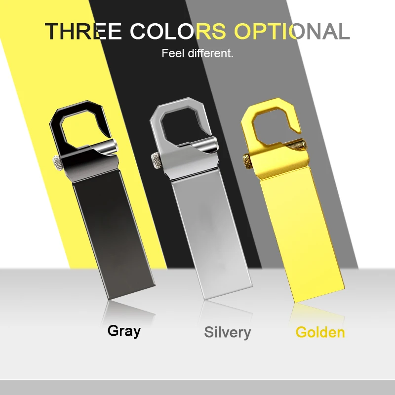 USB флеш накопитель высокого качества 128 ГБ 2 0 64 32 16 8 металлический накопитель|USB