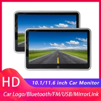 11 6 inch car tv headrest monitor 1080p hd lcd touch screen automotivo rear seat display video players btfmusbtfmirrorlink