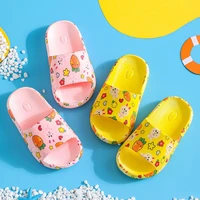 colorful carrot rabbit children slippers comfort soft sole non slip bathroom shoes girls casual home indoor slippers kids shoes
