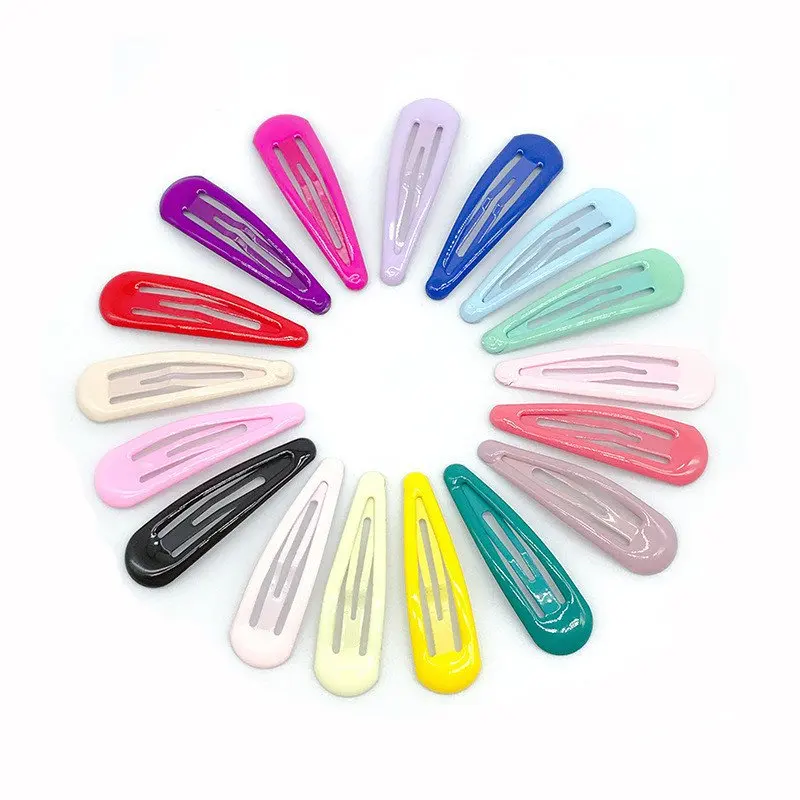 

Fashion Multicolor Children's Water Drop Hairpin Alloy Edge Clip Little Girl's Bangs Hairpin