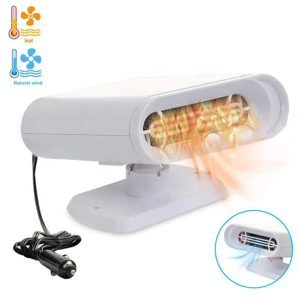 

24V/150W Multi-function Car Heater Windshield Defroster Car Truck Auto Heater Hot Cool Fan Windscreen Window Demister Defroster