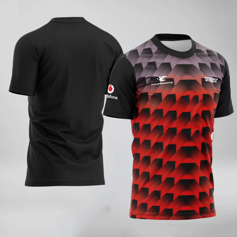 CS:GO Team MOUZ E-sports Player Jersey Uniform Customized ID Fans Game T Shirt For Men Women Clothes Tshirts Custom ID Tee Shirt images - 6