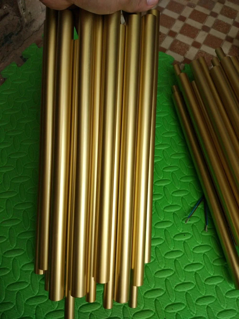 Современные золото Алюминий настенный светильник для Гостиная СТИМ панк lampara de