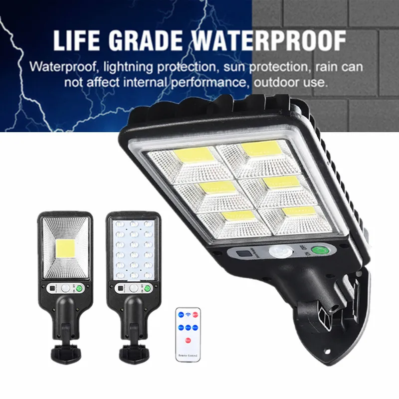

LED Solar Light Outdoor Solar Lamp With Motion Sensor Adjustable Solar Powered Sunlight Spotlights For Garden Decoration Jardin