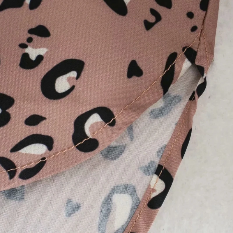 

2021 New Spring Women Leopard Print Long Sleeve Blouse Female Turndown Collar Shirt Casual Lady Loose Tops Blusas S8358