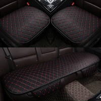 universal leather car seat cover cushion front rear backseat seat cover auto chair seat protector mat pad interior accessories