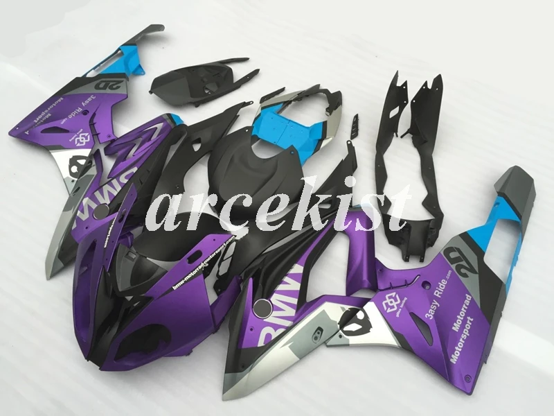 

Новый ABS мотоцикл обтекатели комплект подходит для BMW S1000RR 2015 2016 S1000 2015 2016 форма для литья под давлением для кузовных работ набор фиолетовый м...