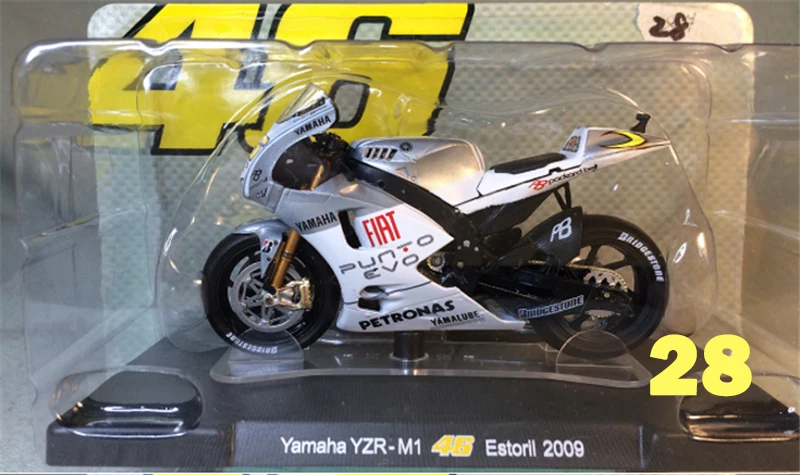 28 1:18 Apulia Yamaha Honda 11 см литье под давлением сплав мотоцикла статический дисплей модели автомобилей вентиляторы Favorit коллекция детей Рождественский подарок - Цвет: 28