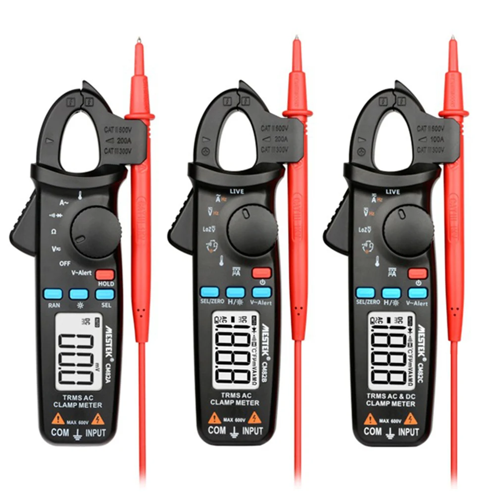 MESTEK CM82C Мини цифровой токоизмерительный прибор тестер мультиметр клещи AC DC сопротивление напряжения измерительные инструменты